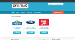 Desktop Screenshot of contestshare.com