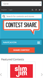 Mobile Screenshot of contestshare.com